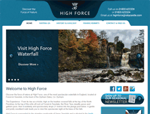 Tablet Screenshot of highforcewaterfall.com